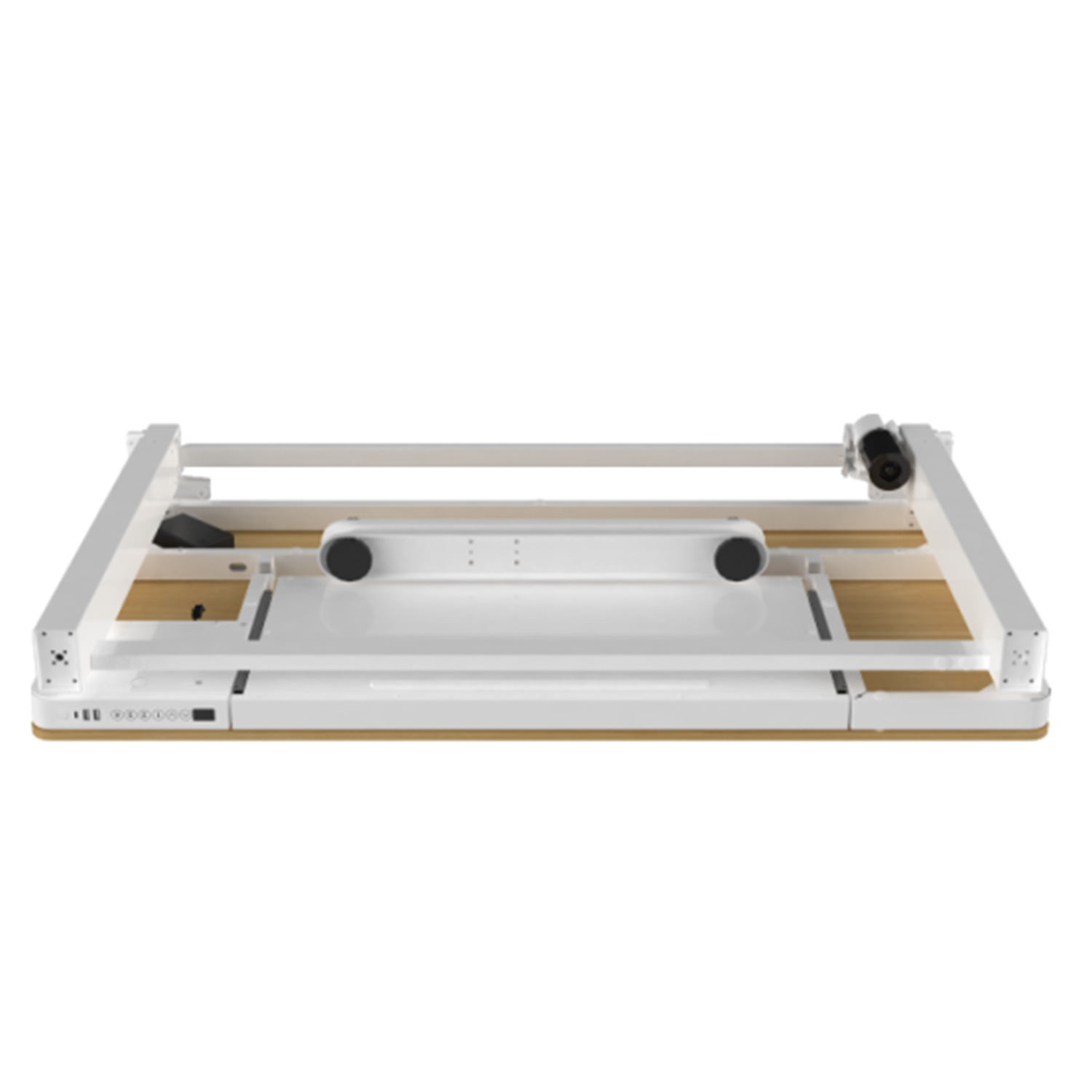 18695_07 Rašomasis stalas ERGO su 1 varikliu 120x60xH72-121cm, baltas - Image 1