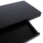 Rašomasis stalas ERGO su 1 varikliu, 120x60xH72-121cm, juodas - Image 13