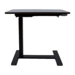 Rašomasis stalas ERGO su 1 varikliu 70x40xH65-103cm, juodas - Image 2