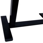Rašomasis stalas ERGO su 1 varikliu 70x40xH65-103cm, juodas - Image 3