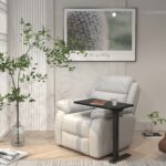 Rašomasis stalas ERGO su 1 varikliu 70x40xH65-103cm, juodas - Image 8