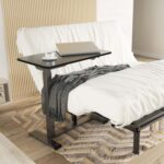 Rašomasis stalas ERGO su 1 varikliu 70x40xH65-103cm, juodas - Image 9