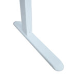 Rašomasis stalas ERGO FIT su 1 varikliu 122x62xH73,5-118cm, baltas - Image 7