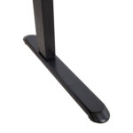 Rašomasis stalas ERGO FIT su 1 varikliu 122x62xH73,5-118cm, juodas - Image 7