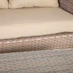 Sodo baldų komplektas EDEN stalas, sofa ir 2 kėdės, smėlio spalvos - Image 2