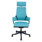 Darbo kėdė DELPHI teal blue - Image 2