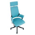 Darbo kėdė DELPHI teal blue - Image 5