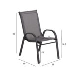 Vaikiška kėdutė DUBLIN KID pilka - Image 2