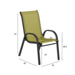 Vaikiška kėdutė DUBLIN KID žalia - Image 2