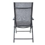 Kėdė DUBLIN sulankstoma, pilka - Image 4