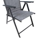 Kėdė DUBLIN sulankstoma, pilka - Image 8