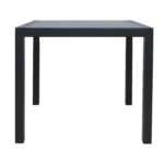 Stalas DELGADO 80x80xH72cm, pilkos spalvos - Image 3