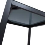 Stalas DELGADO 80x80xH72cm, pilkos spalvos - Image 6