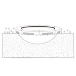 Antžeminis batutas D305cm su žaliu padu - Image 5