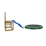 Antžeminis batutas D305cm su žaliu padu - Image 6