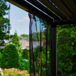 Tekstileninės užuolaidos pavėsinei MIRADOR-111 3x4 m, juodos spalvos - Image 4