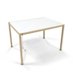 Pavėsinė MIRADOR-111 3x4 m, šviesaus medžio išvaizdos - Image 3