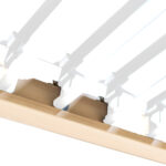 Pavėsinė MIRADOR-111 3x4 m, šviesaus medžio išvaizdos - Image 6