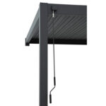 Pavėsinė MIRADOR-111 3x4 m sieninė, tamsiai pilka - Image 2