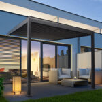 Pavėsinė MIRADOR-111 3x4 m sieninė, tamsiai pilka - Image 4