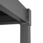 Pavėsinė MIRADOR-80 3x3 m, tamsiai pilka - Image 5