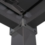 Pavėsinė MIRADOR-80 3x3 m, tamsiai pilka - Image 6