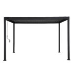 Pavėsinė MIRADOR-88 3×3,6 m, tamsiai pilka - Image 4