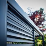 Žaliuzės pavėsinės sienelei MIRADOR-111 123,5cm, tamsiai pilka - Image 9