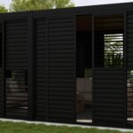 Slankiojanti sienelė pavėsinei MIRADOR-111 3 m, tamsiai pilka - Image 4