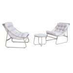 Sodo baldų komplektas JIVE stalas ir 2 kėdės