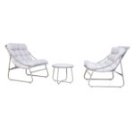 Sodo baldų komplektas JIVE stalas ir 2 kėdės - Image 5