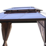 Pavėsinė SUNSET 3x4xH2/2,7 m, ruda/taupe - Image 4