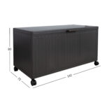 Sandėliavimo dėžė MIRADOR 142x72xH80cm, tamsiai pilka - Image 8