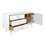 Spintelė IRIS 140x40xH75cm, balta - Image 2