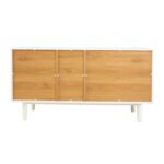 Spintelė IRIS 140x40xH75cm, balta - Image 6