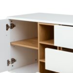 Spintelė IRIS 140x40xH55cm, balta - Image 6