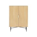 Spintelė BASSEL 80x40xH110cm, 3D melaminas - Image 2