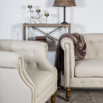 Fotelis HOLMES 83x75xH78cm, smėlio spalvos - Image 5