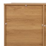 Spintelė SUNNY 80x40xH80cm, melamino ąžuolas - Image 4