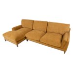 Kampinė sofa BASIL LC, tamsiai geltona - Image 4
