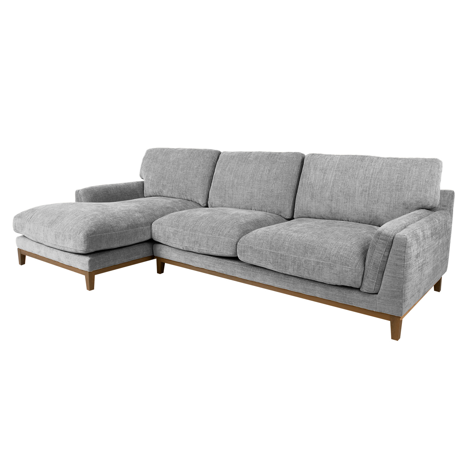 20260 Kampinė sofa BASIL LC, pilka - Image 1
