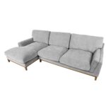 Kampinė sofa BASIL LC, pilka - Image 4