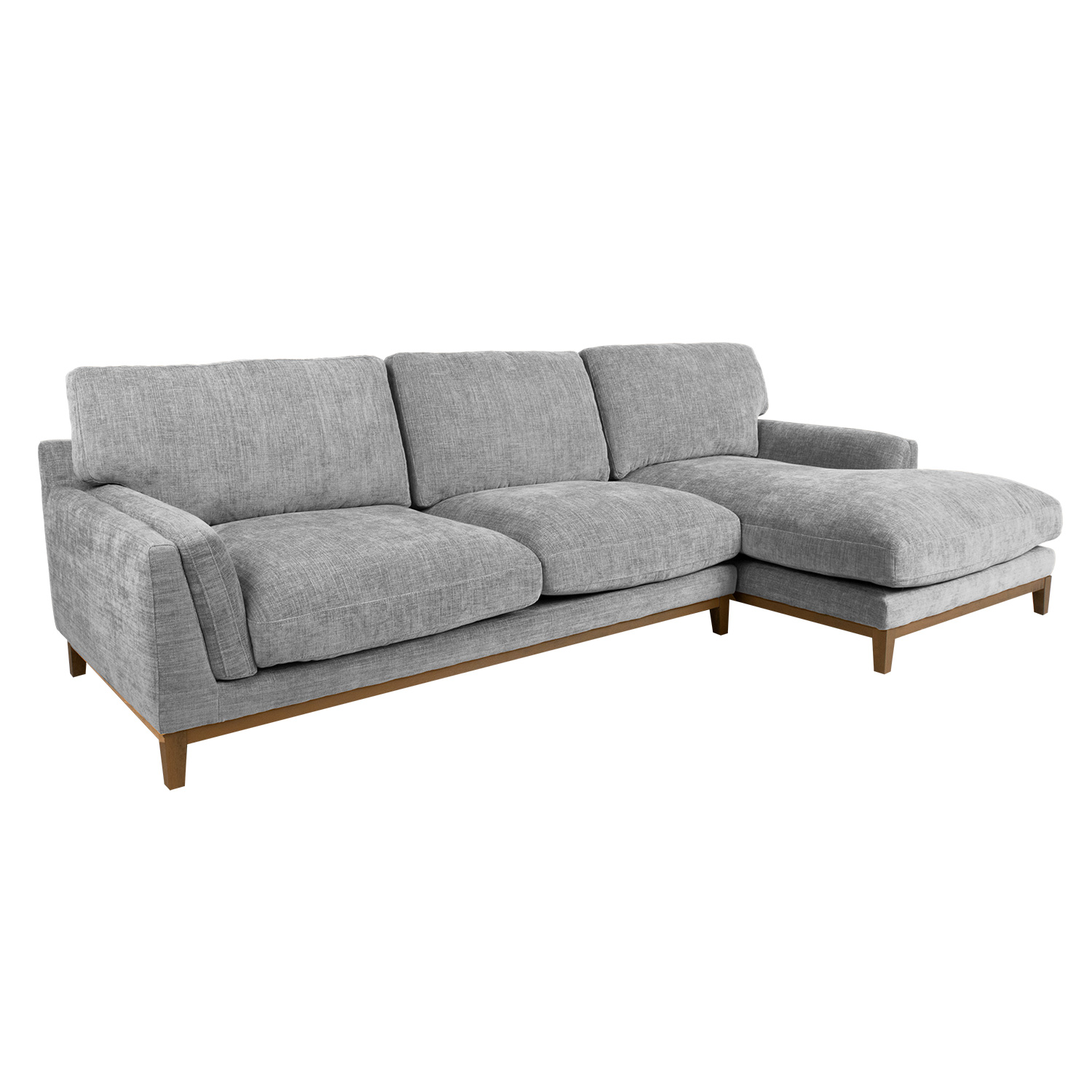 20262 Kampinė sofa BASIL RC, pilka - Image 1