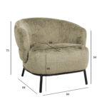 Fotelis GEMALA beige - Image 6