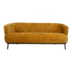 Sofa GEMALA 2,5 sėdimos vietos, geltona - Image 2