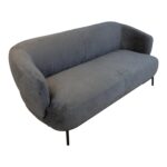 Sofa GEMALA 2,5 sėdimos vietos, tamsiai pilka - Image 3