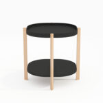 Šoninis staliukas NORAH 50x50xH55cm, juodas - Image 2