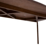 Valgomojo stalas HAYDIE 150x90xH75cm, graikinis riešutas - Image 4