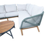 Sodo baldų komplektas TUXEDO kampinė sofa ir 2 stalai - Image 7