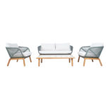 Sodo baldų komplektas TUXEDO stalas, sofa ir 2 kėdės - Image 2